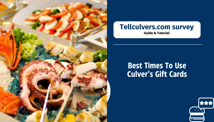 Best Times To Use Culvers Gift Cards