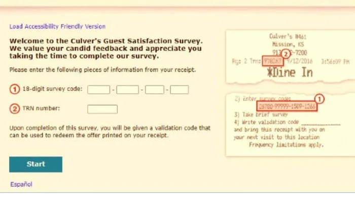 Fill Out The Culver Online Survey